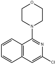 3-Chloro-1-(morpholinyl)-1-ylisoquinoline Struktur