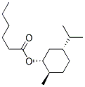 (1beta,2alpha,4alpha)-p-menth-2-yl hexanoate Struktur