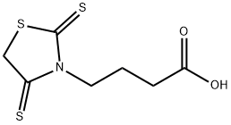 4-(2,4-DITHIOXO-1,3-THIAZOLIDIN-3-YL)BUTANOIC ACID Struktur