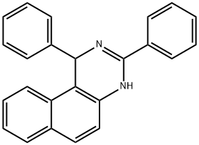 1,3-Diphenyl-1,2-dihydrobenzo[f]quinazoline Struktur