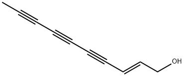 (E)-2-Decene-4,6,8-triyn-1-ol Struktur