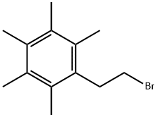 1-(2-bromoethyl)-2,3,4,5,6-pentamethylbenzene Struktur