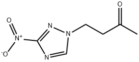 4-(3-硝基-1H-1,2,4-三唑-1-基)丁-2-酮 結(jié)構(gòu)式