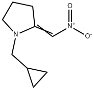 1-(cyclopropylmethyl)-2-(nitromethylene)pyrrolidine Struktur