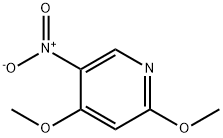 2,4-Dimethoxy-5-nitropyridine Struktur