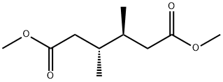 (3R,4S)-3,4-Dimethyladipic acid dimethyl ester Struktur