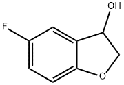 5-fluoro-2,3-dihydrobenzofuran-3-ol Struktur