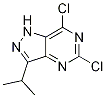 1H-Pyrazolo[4,3-d]pyriMidine, 5,7-dichloro-3-(1-Methylethyl)- Struktur