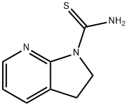 1H-Pyrrolo[2,3-b]pyridine-1-carbothioamide,  2,3-dihydro- Struktur