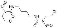 1,1'-Tetramethylenebis[3-(2-chloroethyl)-3-nitrosourea] Struktur