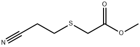 METHYL 2-[(2-CYANOETHYL)THIO]ACETATE Struktur