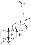 Cholestane, 4,5-epoxy-, (4alpha,5alpha)- Struktur