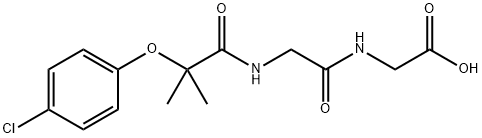 clofibrylglycylglycine Struktur