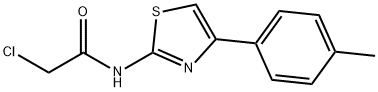 2-CHLORO-N-(4-P-TOLYL-THIAZOL-2-YL)-ACETAMIDE Struktur