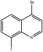 4-BROMO-8-IODOQUINOLINE Struktur