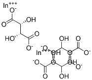 [R-(R*,R*)]-tartaric acid, indium(3+) salt Struktur