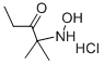 2-Hydroxyamino-2-methyl-3-pentanonehydrochloride Struktur