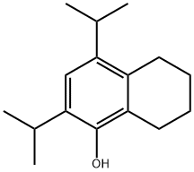 5,6,7,8-tetrahydro-2,4-bis(1-methylethyl)naphthol Struktur