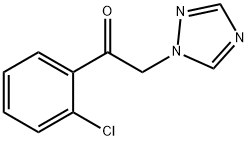 1-(2-CHLOROPHENYL)-2-(1H-1,2,4-TRIAZOLE-1-YL)-ETHANONE Struktur