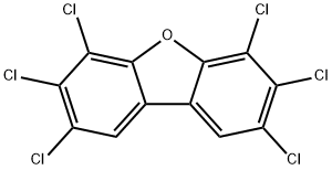 2,3,4,6,7,8-HXCDF Struktur