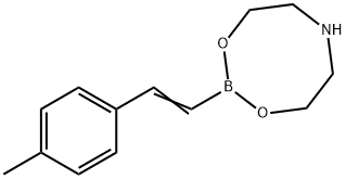 4-METHYL-BETA-STYRYLBORONIC ACID DIETHANOLAMINE ESTER Struktur