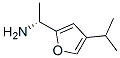 2-Furanmethanamine,alpha-methyl-4-(1-methylethyl)-,(alphaR)-(9CI) Struktur