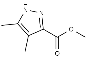 1H-Pyrazole-3-carboxylic  acid,  4,5-dimethyl-,  methyl  ester Struktur