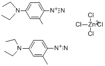 4-DIETHYLAMINO-2-METHYLBENZENEDIAZONIUM CHLORIDE HEMI(ZINC CHLORIDE) SALT Struktur