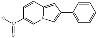 6-Nitro-2-phenylindolizine Struktur