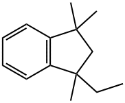 1-ethyl-1,3,3-trimethylindan Struktur