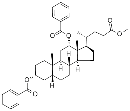 DEOXYCHOLIC ACID DIBENZOATE*METHYL ESTER Struktur