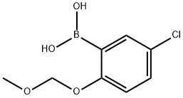 5-CHLORO-2-(METHOXYMETHOXY)PHENYLBORONIC ACID Struktur