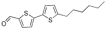 5'-hexyl-2,2'-bithiophene-5-carbaldehyde Struktur