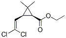 ethyl cis-2-(2,2-dichlorovinyl)-3,3-dimethylcyclopropanecarboxylate Struktur