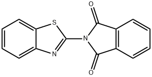 N-(2-Benzothiazolyl)phthalimide Struktur