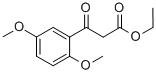 3-( 2,5-dimethowy-phenyl)-3-oxo-propionic acid ethyl ester Struktur