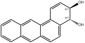 BENZ(A)ANTHRACENE-3,4-DIHYDRODIOL Struktur