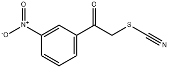 3-NITROPHENACYL THIOCYANATE Struktur