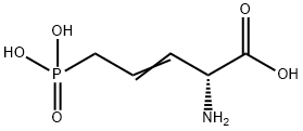 (2R)-2-Amino-5-phosphono-3-pentenoic acid Struktur