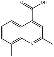 2,8-DIMETHYL-4-QUINOLINECARBOXYLIC ACID Struktur