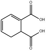 2,4-Cyclohexadiene-1,2-dicarboxylic acid Struktur