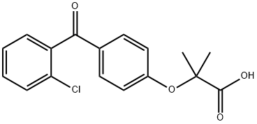 2-Chloro Fenofibric Acid Struktur