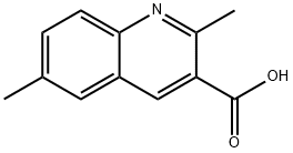 2,6-DIMETHYLQUINOLINE-3-CARBOXYLIC ACID Struktur