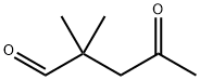 2,2-Dimethyl-4-oxo-pentanal Struktur