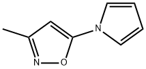 Isoxazole, 3-methyl-5-(1H-pyrrol-1-yl)- (9CI) Struktur