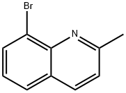 8-BROMO-2-METHYL-QUINOLINE Struktur