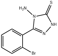 4-AMINO-5-(2-BROMOPHENYL)-4H-1,2,4-TRIAZOLE-3-THIOL Struktur