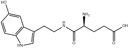 gamma-glutamyl-5-hydroxytryptamine Struktur