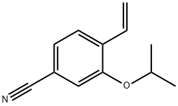 Benzonitrile, 4-ethenyl-3-(1-methylethoxy)- (9CI) Struktur