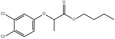 3-(3,4-Dichlorophenoxy)propionic acid butyl ester Struktur